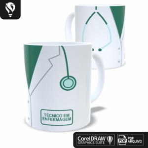 Arquivo arte caneca - Enfermagem